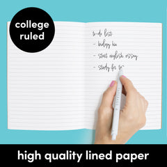 36 Pack Rainbow Spine Kraft Cover Composition Notebooks, Softcover (5.75 in x 8 in)