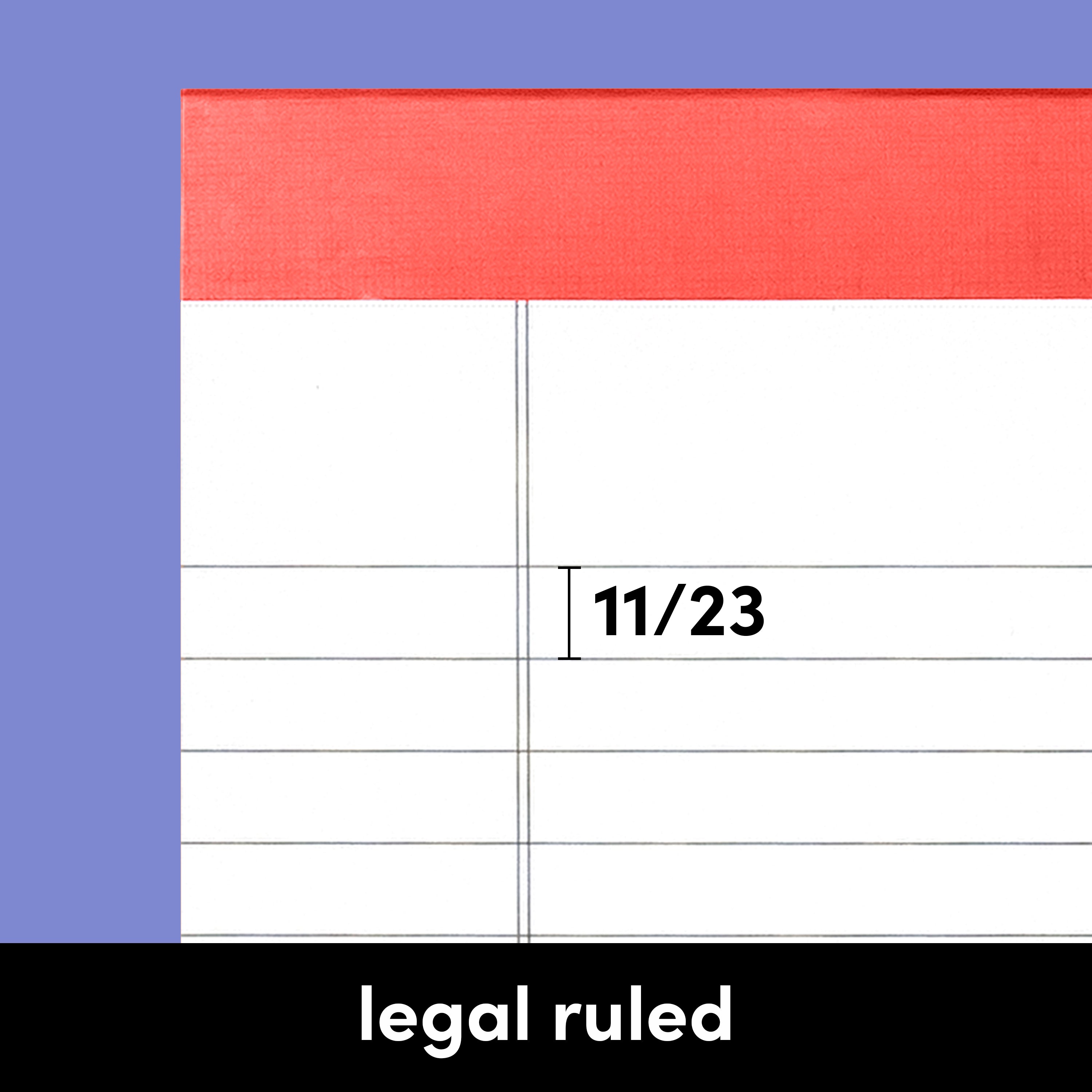 6 Pack Small Lined Legal Pads (5 in x 8 in)