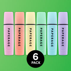 Pastel Recycled Highlighters (Broad Chisel Tip)