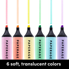 Pastel Recycled Highlighters (Broad Chisel Tip)