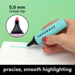 Pastel Recycled Highlighters (Broad Chisel Tip)