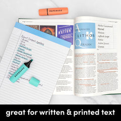 Pastel Recycled Highlighters (Broad Chisel Tip)