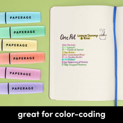 Pastel Recycled Highlighters (Broad Chisel Tip)