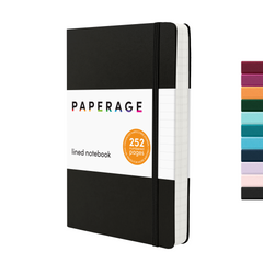 Hardcover Expanded Lined Journal Notebook (252 pages)