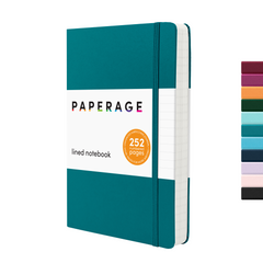 Hardcover Expanded Lined Journal Notebook (252 pages)