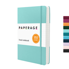 Hardcover Expanded Lined Journal Notebook (252 pages)