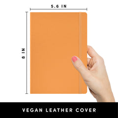Hardcover Expanded Lined Journal Notebook (252 pages)