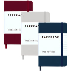 3 Pack Pocket Lined Journal Notebook, Hardcover (3.6 in x 5.6 in)