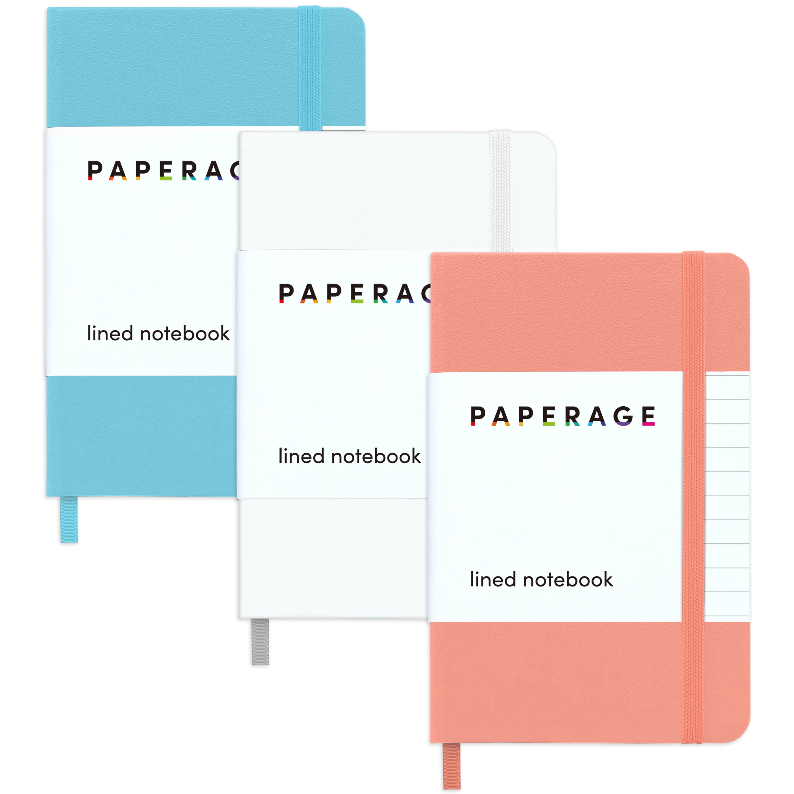 3 Pack Pocket Lined Journal Notebook, Hardcover (3.6 in x 5.6 in)