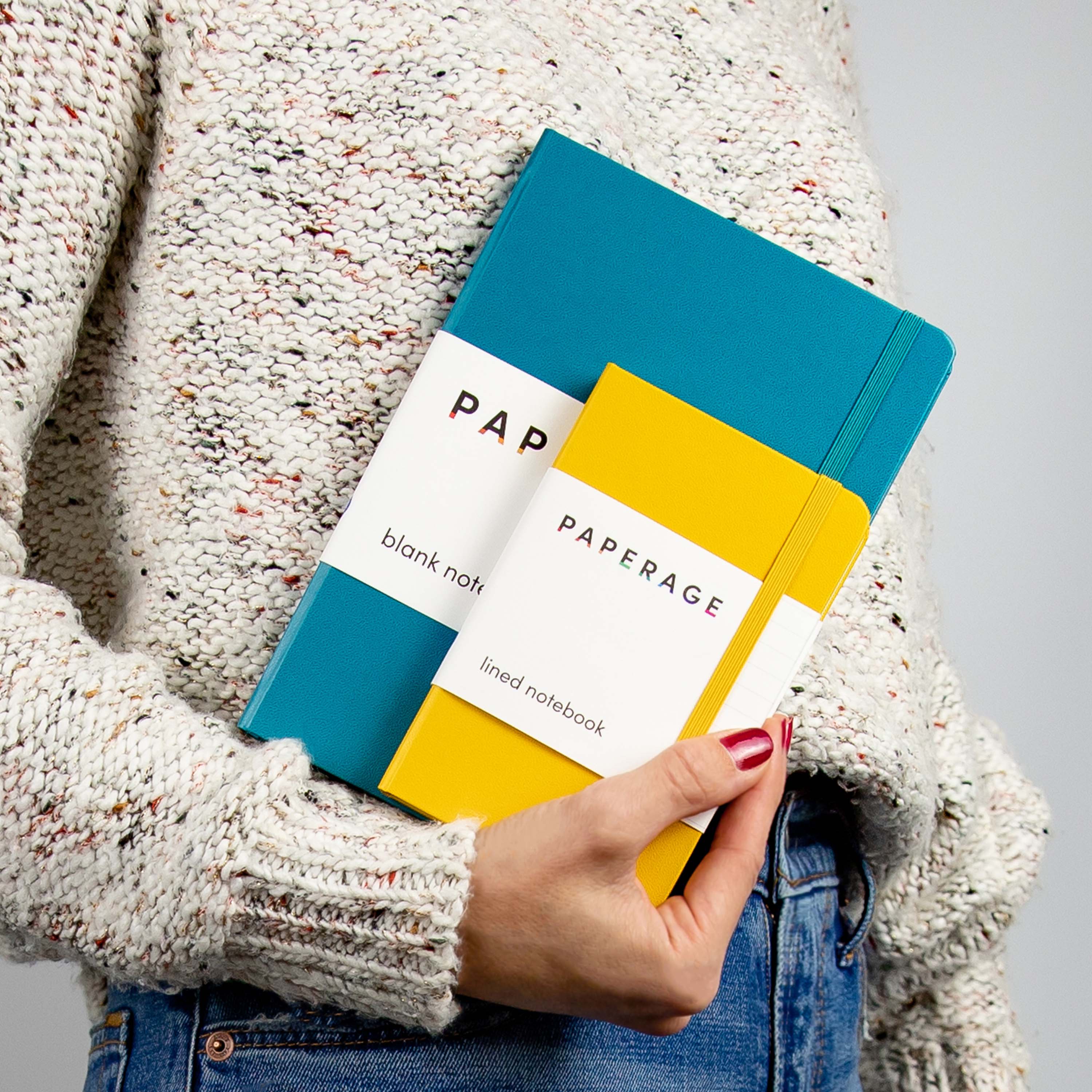 3 Pack Pocket Lined Journal Notebook, Hardcover (3.6 in x 5.6 in)