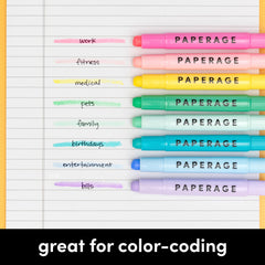 Pastel Gel Highlighters (11 mm Round Tip)