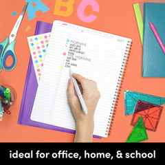 Undated Planner Notebook, Spiral Bound, Softcover (8.5 in x 11 in)