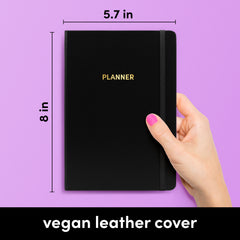 Undated Weekly & Monthly Planner, Hardcover (5.7 in x 8 in)