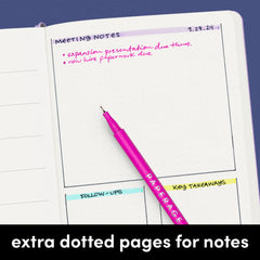 Undated Weekly & Monthly Planner, Hardcover (5.7 in x 8 in)