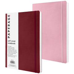 Large Lined Journal Notebook, Softcover (7.6 in x 10 in)