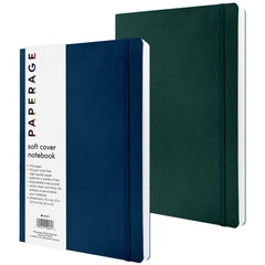 Large Lined Journal Notebook, Softcover (7.6 in x 10 in)