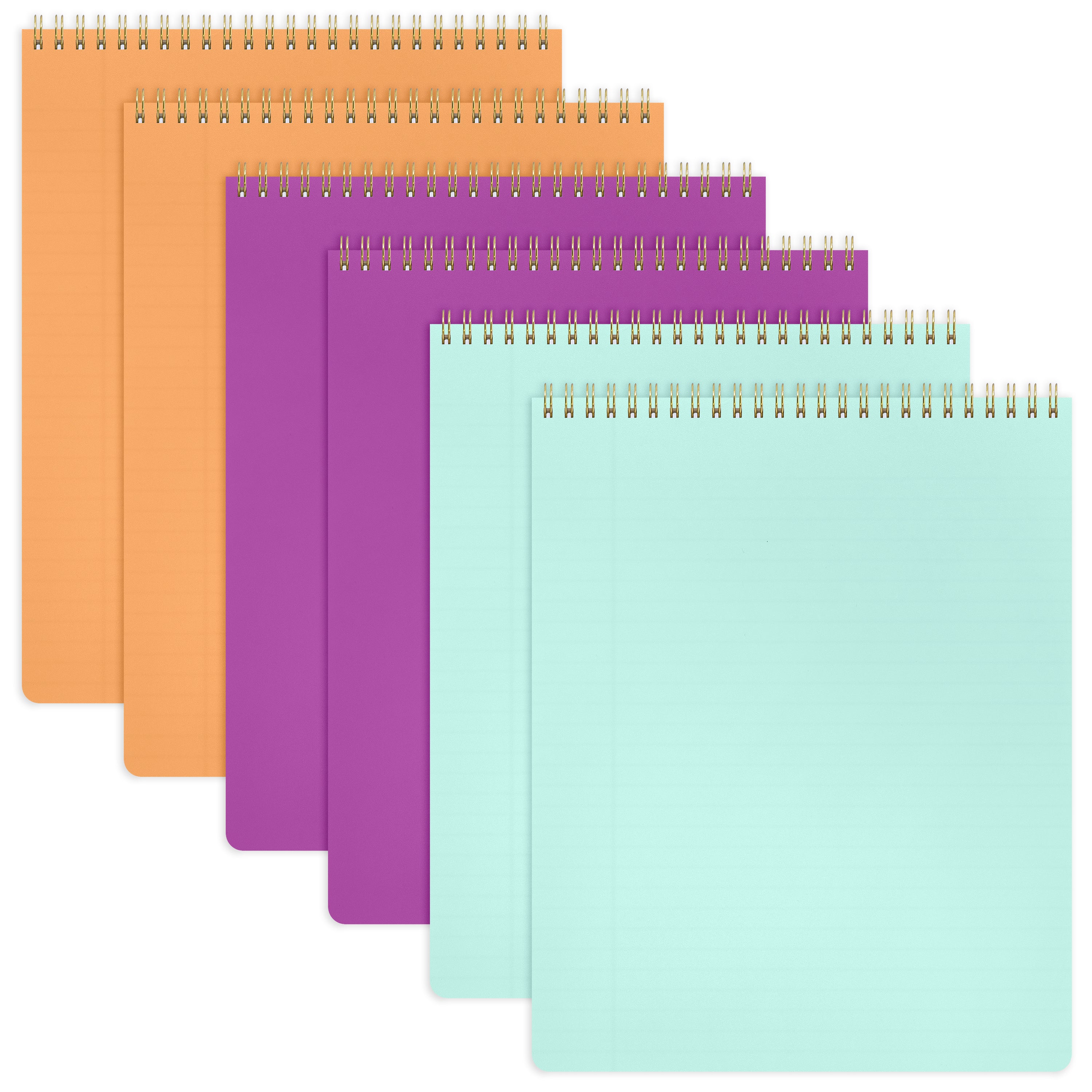 Top Spiral Bound Lined Notepads (8.5 in x 11 in)