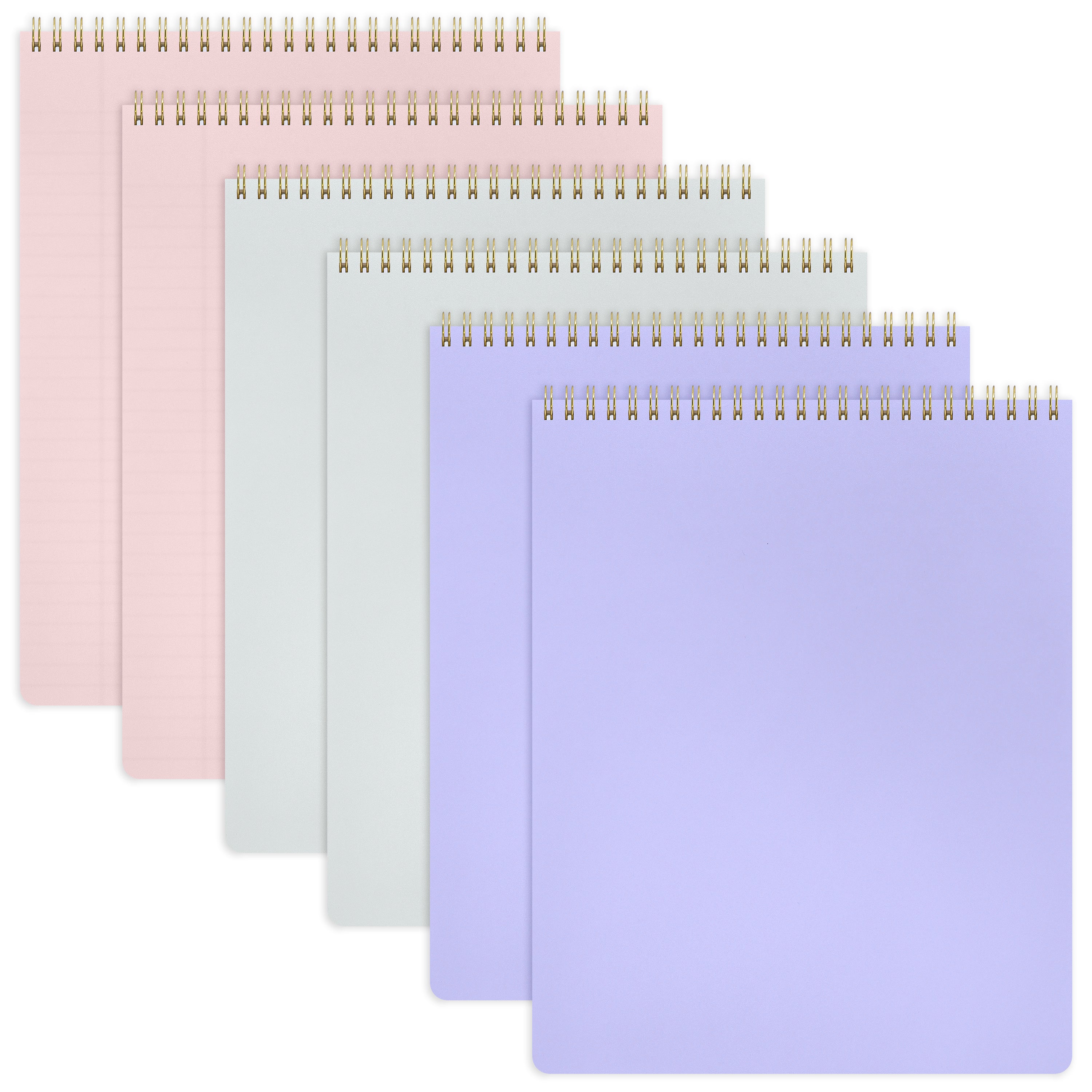 Top Spiral Bound Lined Notepads (8.5 in x 11 in)