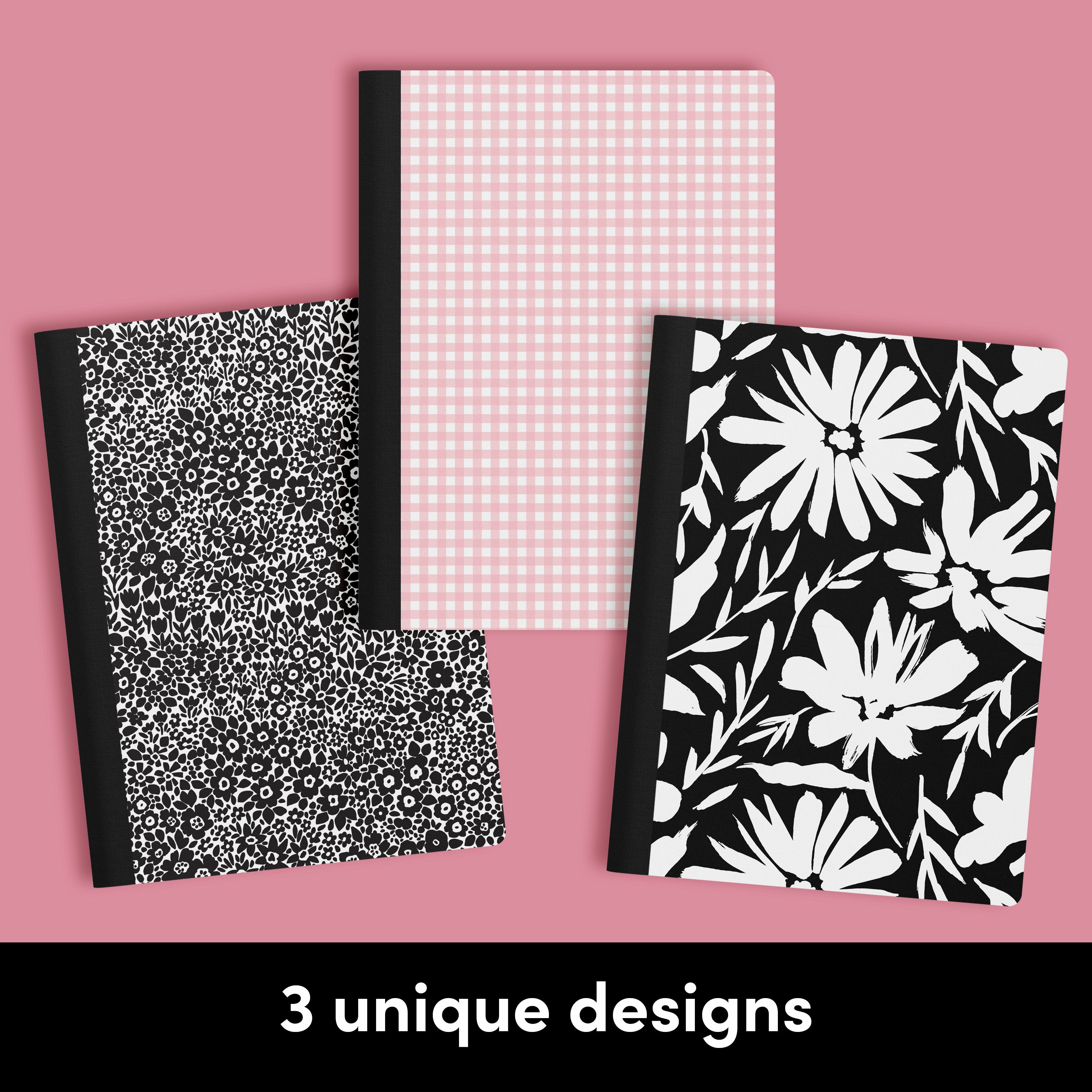 Decorative Cover Composition Notebooks, Softcovers (7.5 in x 10 in)
