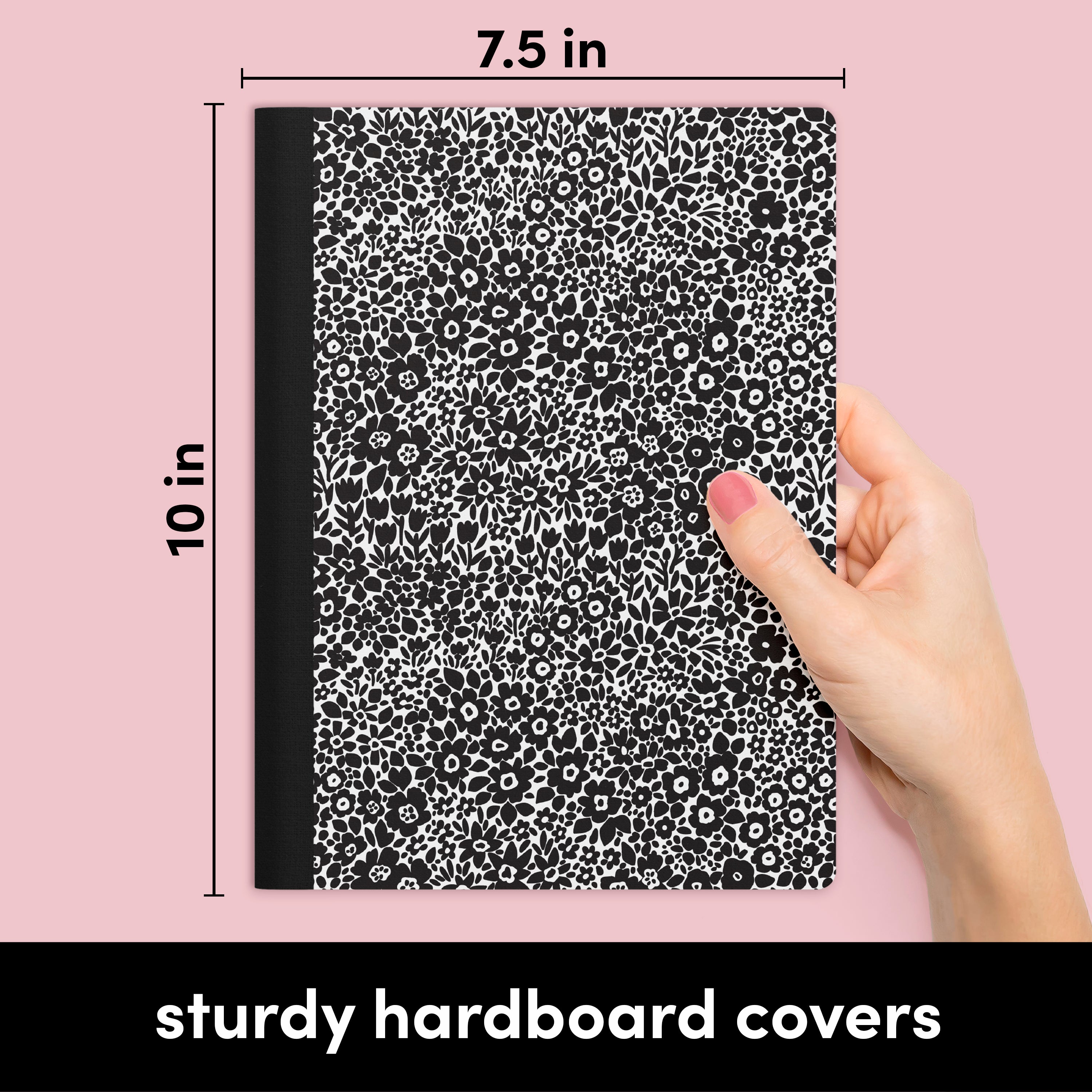 Decorative Cover Composition Notebooks, Softcovers (7.5 in x 10 in)