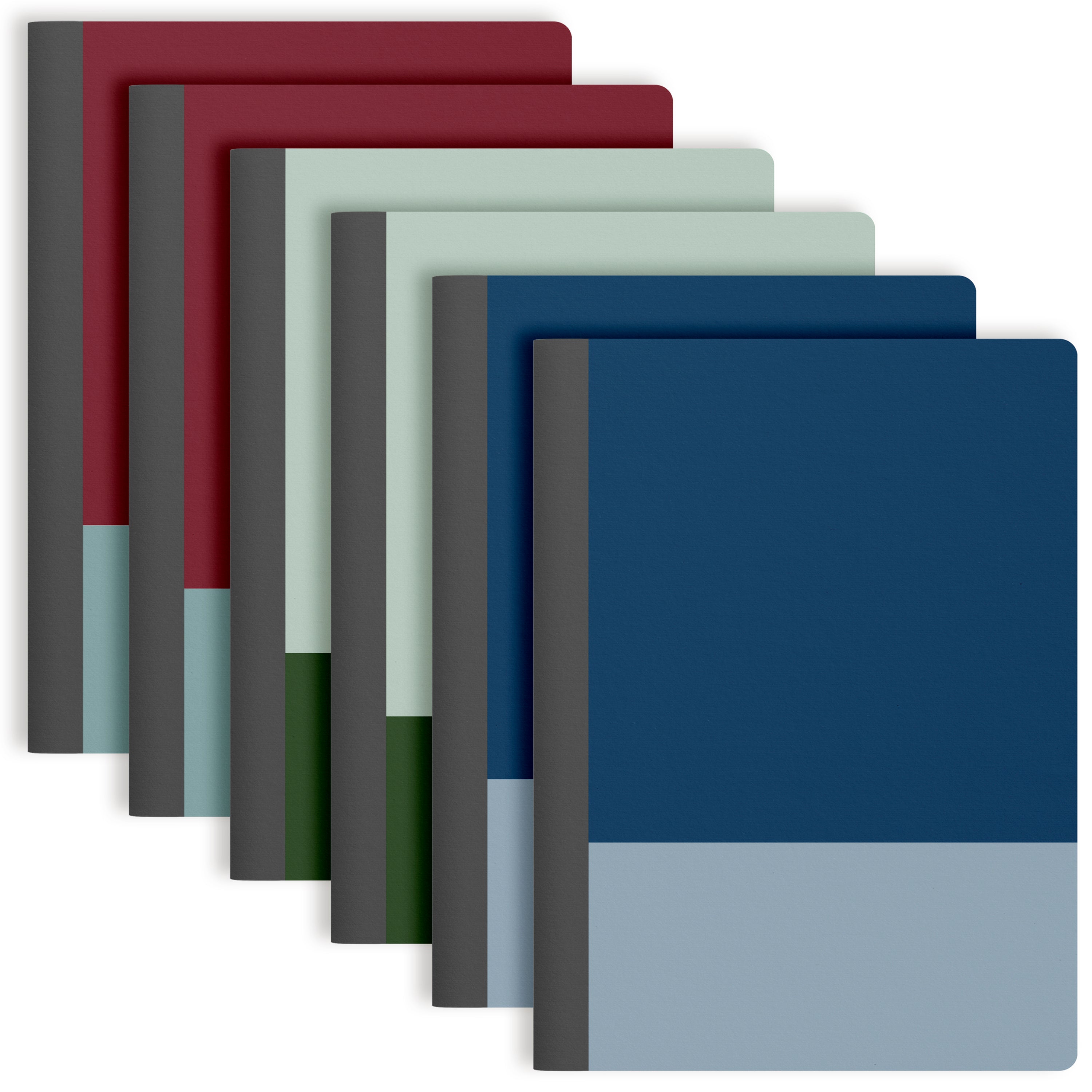 Decorative Cover Composition Notebooks, Softcovers (7.5 in x 10 in)