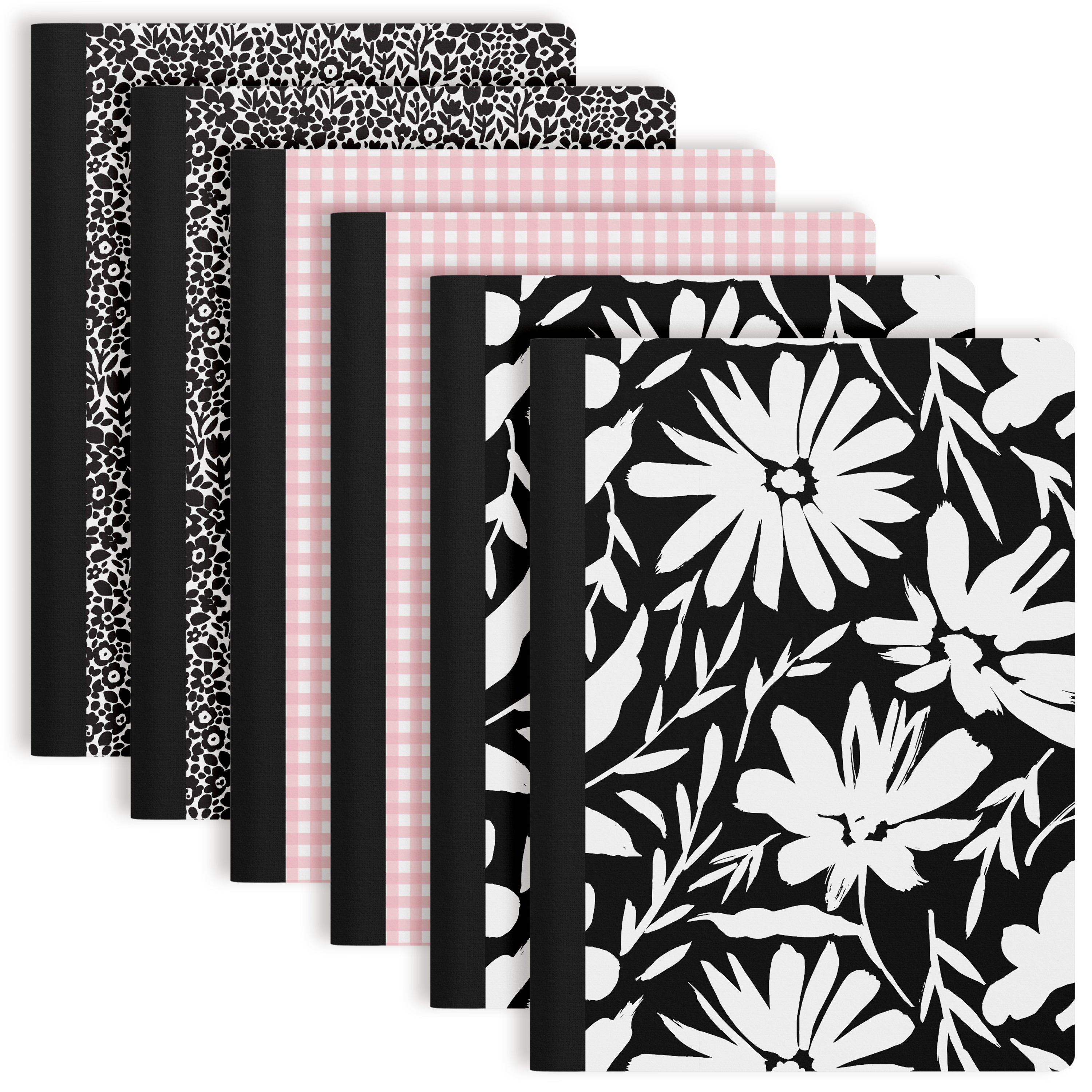 Decorative Cover Composition Notebooks, Softcovers (7.5 in x 10 in)