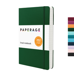 Hardcover Expanded Lined Journal Notebook (252 pages)