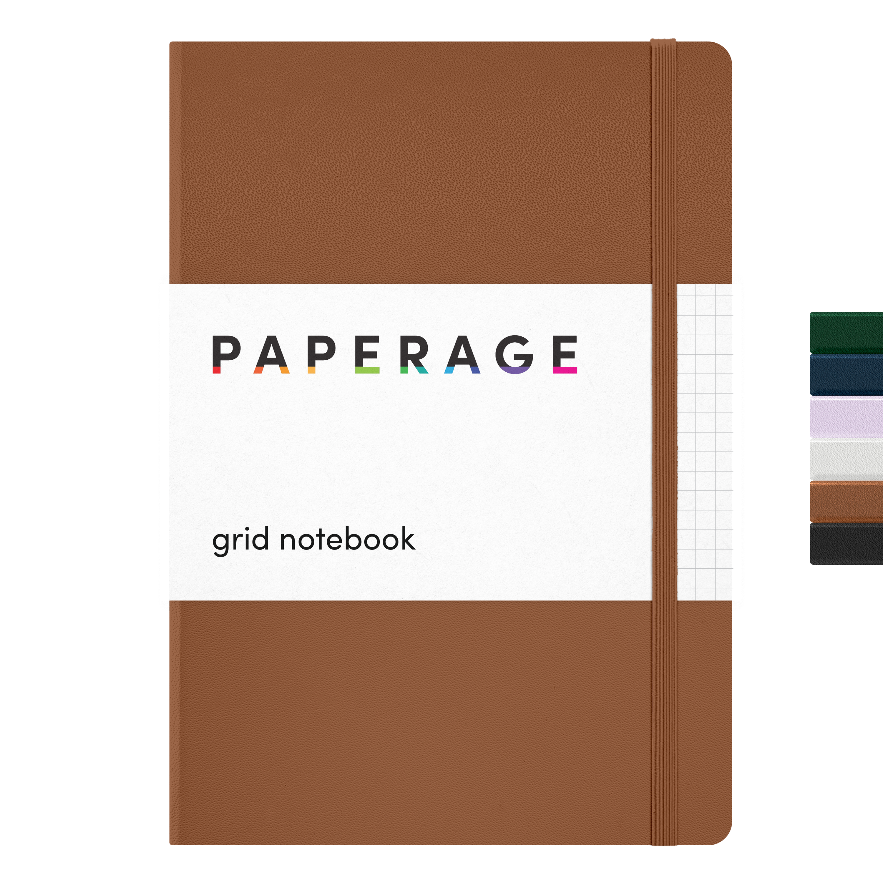 Grid Journal Graph Paper Notebook, Hardcover (5.6 in x 8 in)