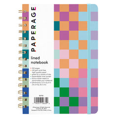 Decorative Cover Lined Journal Notebook, Spiral Bound, Hardcover (5.5 in x 8 in)
