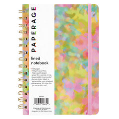 Decorative Cover Lined Journal Notebook, Spiral Bound, Hardcover (5.5 in x 8 in)