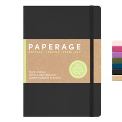 Recycled Blank Journal Notebook, Hardcover (5.6 in x 8 in)