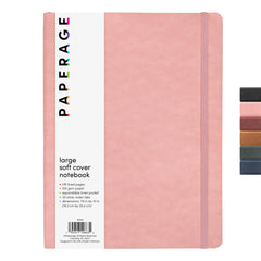 Large Lined Journal Notebook, Softcover (7.6 in x 10 in)