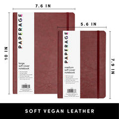 Medium Lined Journal Notebook, Softcover (5.6 in x 7.9 in)