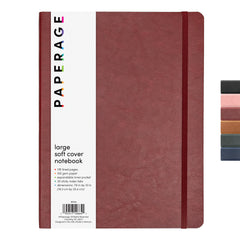 Large Lined Journal Notebook, Softcover (7.6 in x 10 in)