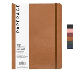 Large Lined Journal Notebook, Softcover (7.6 in x 10 in)