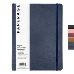 Large Lined Journal Notebook, Softcover (7.6 in x 10 in)
