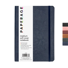 Medium Lined Journal Notebook, Softcover (5.6 in x 7.9 in)