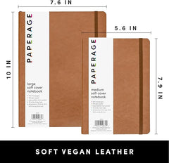 Large Lined Journal Notebook, Softcover (7.6 in x 10 in)