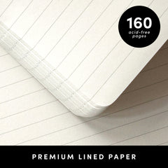 10 Pack Lined Journal Notebooks, Hardcover, (5.6 in x 8 in)
