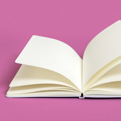 Blank Journal Notebook, Sketchbook, Hardcover (5.6 in x 8 in)