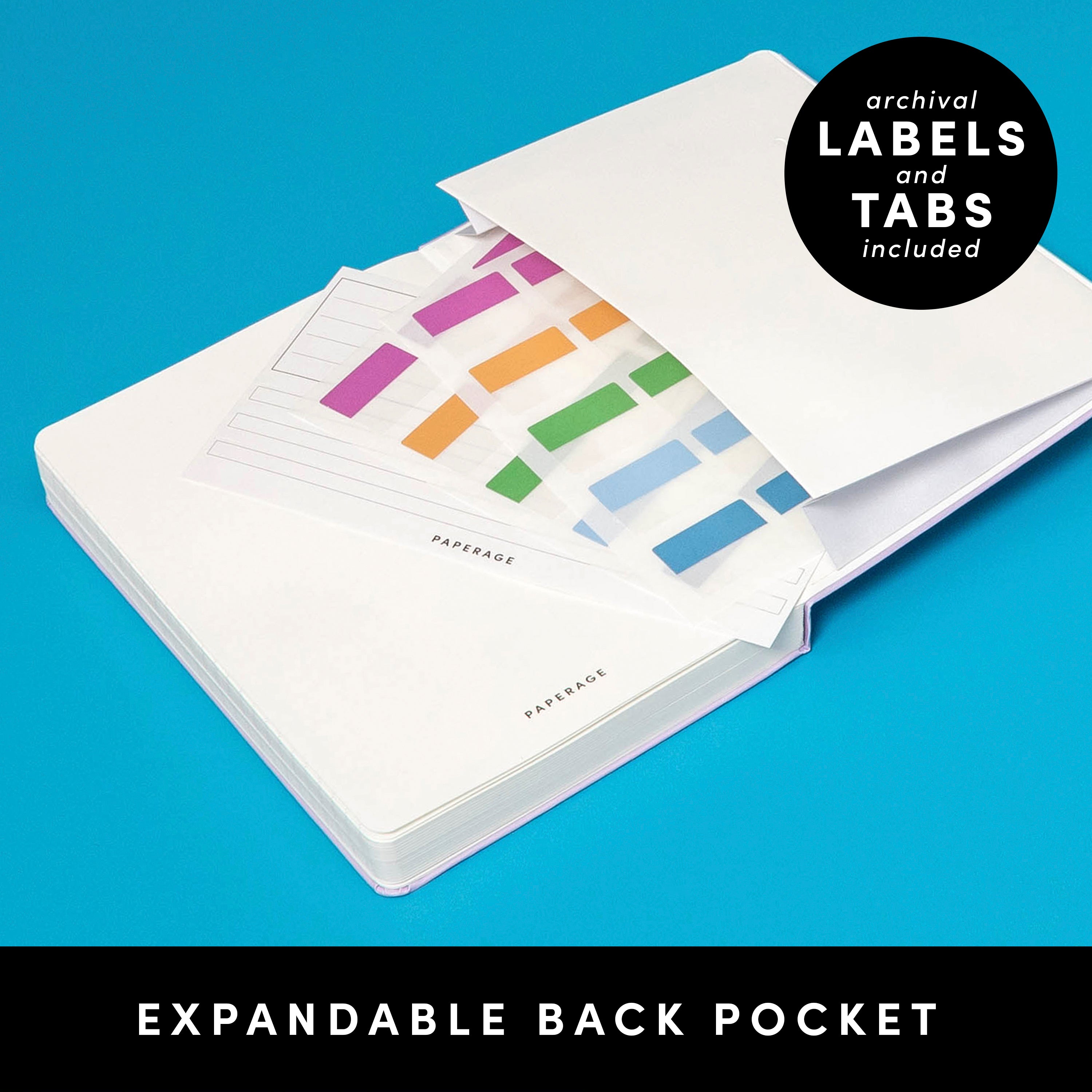 Hardcover Expanded Lined Journal Notebook (252 pages)