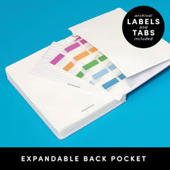 Hardcover Expanded Lined Journal Notebook (252 pages)