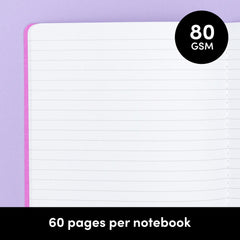 Color Cover Composition Notebooks, Softcover (5.75 in x 8 in)