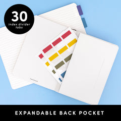 Medium Lined Journal Notebook, Softcover (5.6 in x 7.9 in)