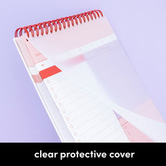 Undated Daily To-do List Planner Pad, Spiral Bound (6.5 in x 9.5 in)