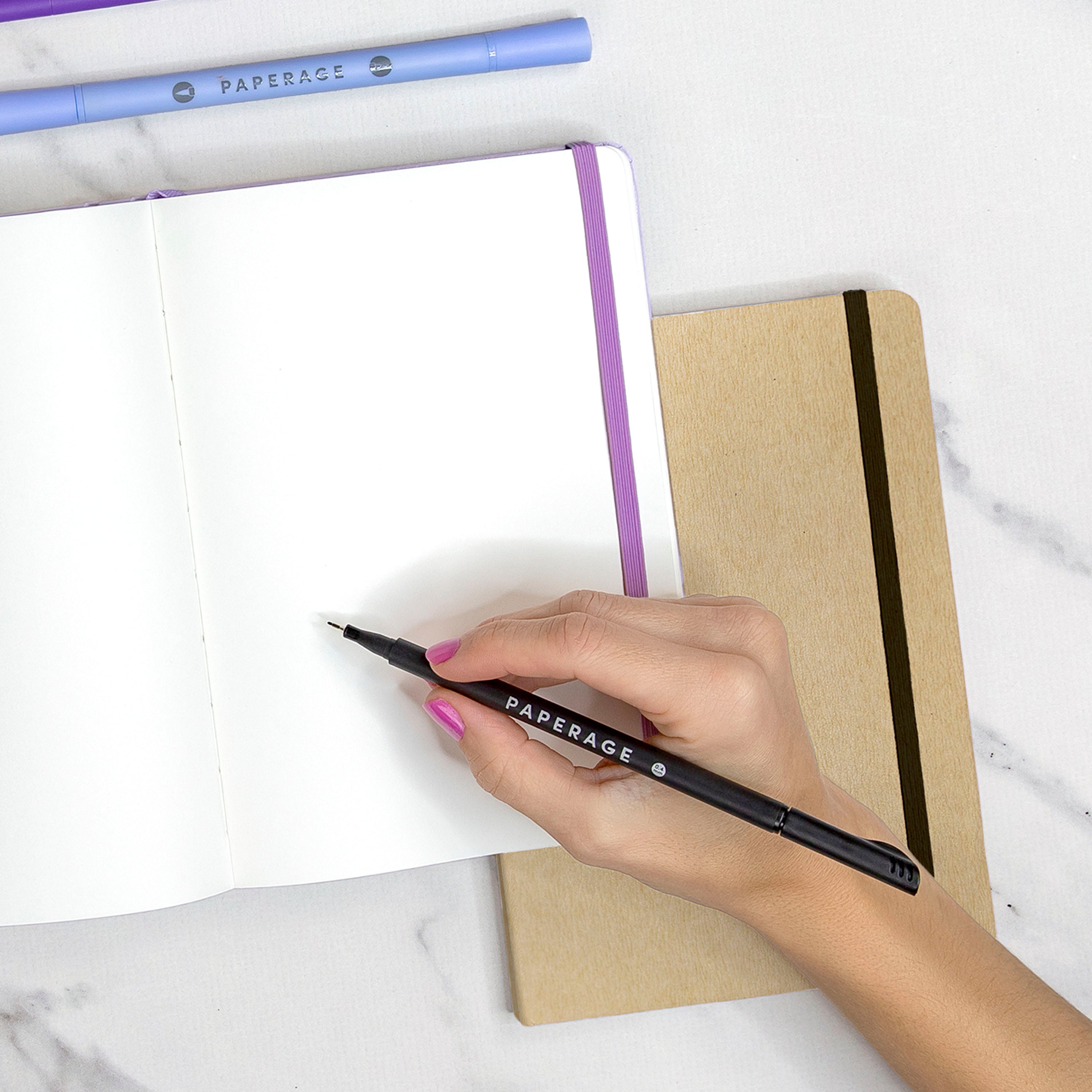 Recycled Blank Journal Notebook, Hardcover (5.6 in x 8 in)