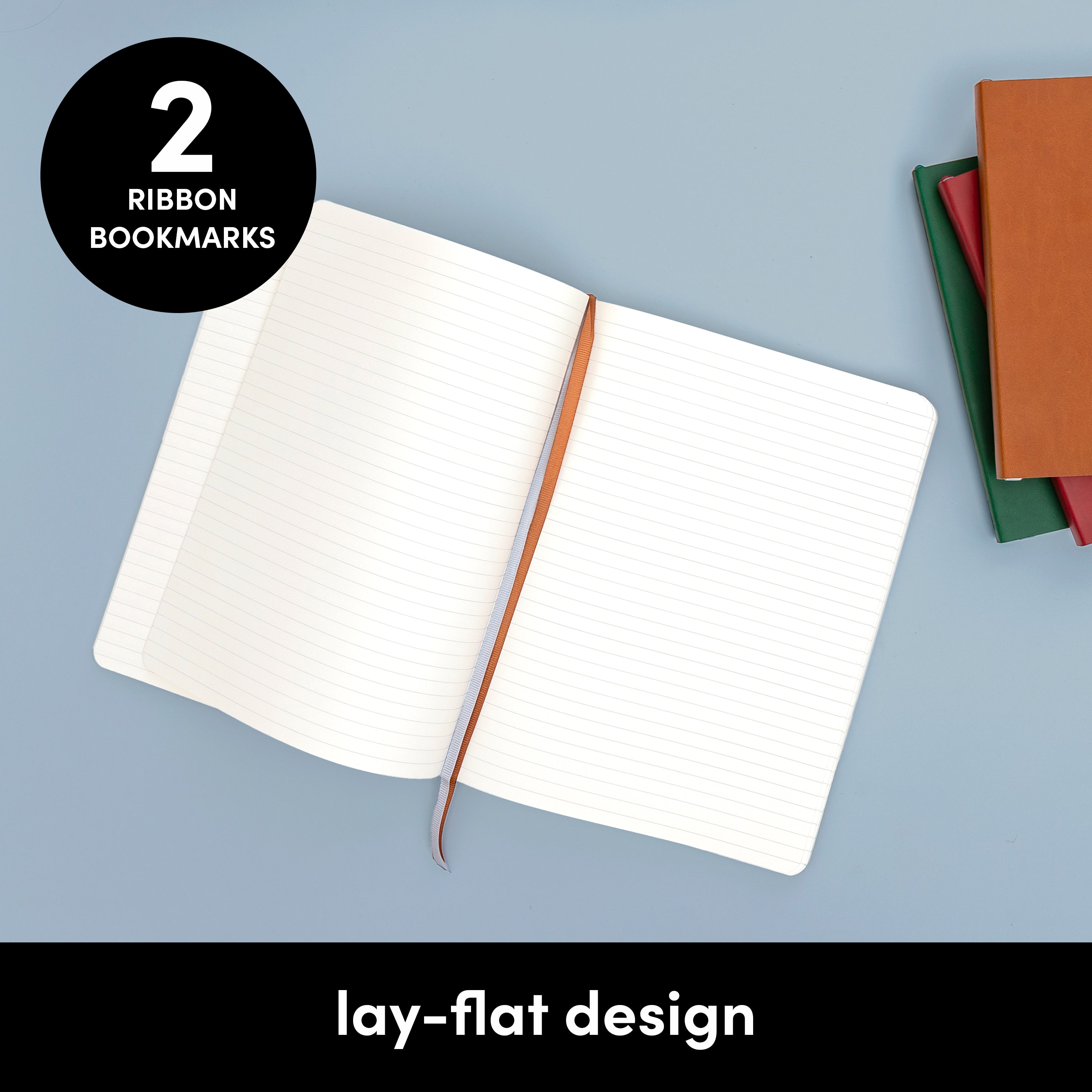 Large Lined Journal Notebook, Softcover (7.6 in x 10 in)