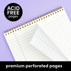 Top Spiral Bound Lined Notepads (8.5 in x 11 in)