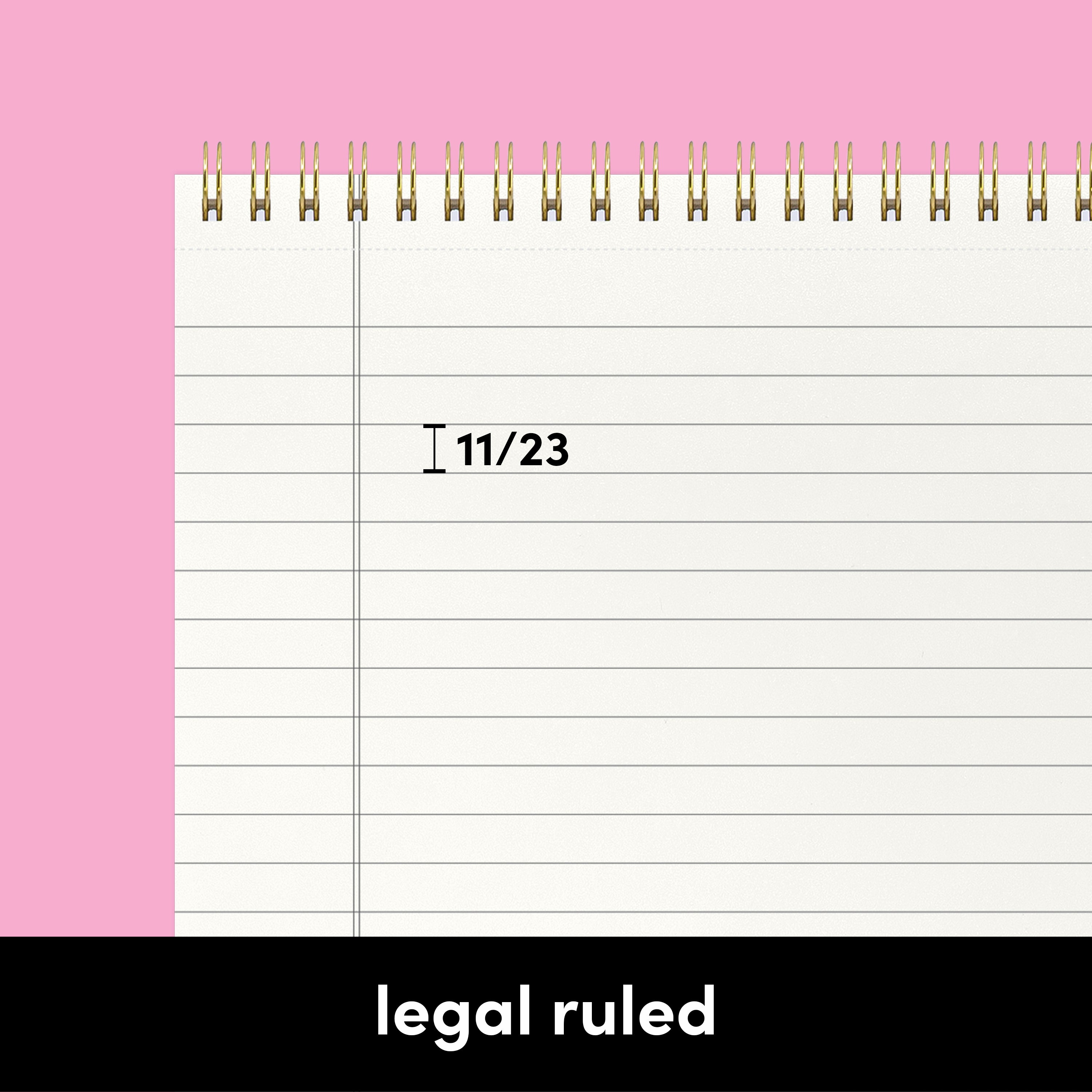 Top Spiral Bound Lined Notepads (8.5 in x 11 in)