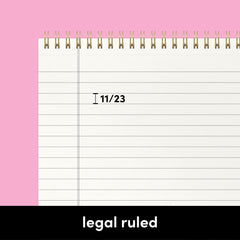 Top Spiral Bound Lined Notepads (8.5 in x 11 in)